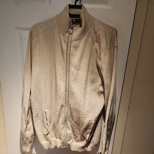 Beige zip vest